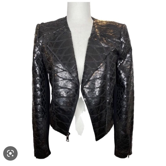 BCBG MAXAZRIA SEQUINS JACKET - Picture 1 of 15